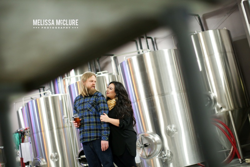 Portland brewery Engagement session 06