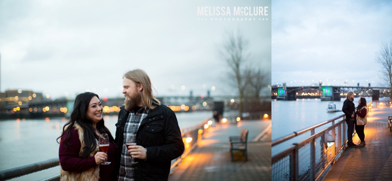 Portland brewery Engagement session 14